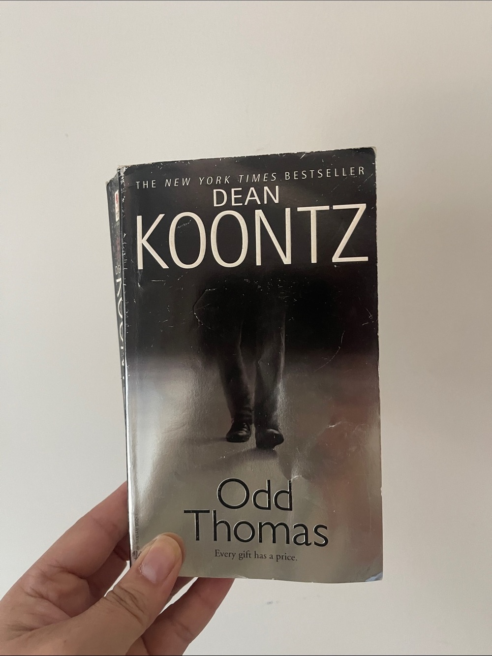 Odd Thomas by Dean Koontz- Black/Cream Paperback Decorative Book